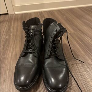 Black Leather Aldo Men's Dress Boots